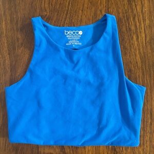 BECCO Women's Vibrant Blue Tank Top